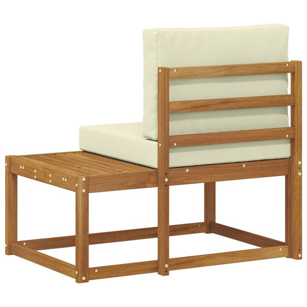 Външен край на диван с възглавница Естествен 91 x 63 x 73 см