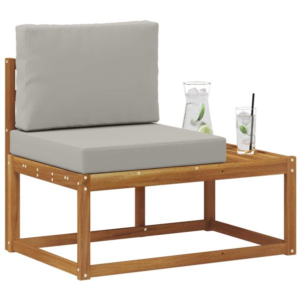 Външен край на диван с възглавница Естествен 91 x 63 x 73 см