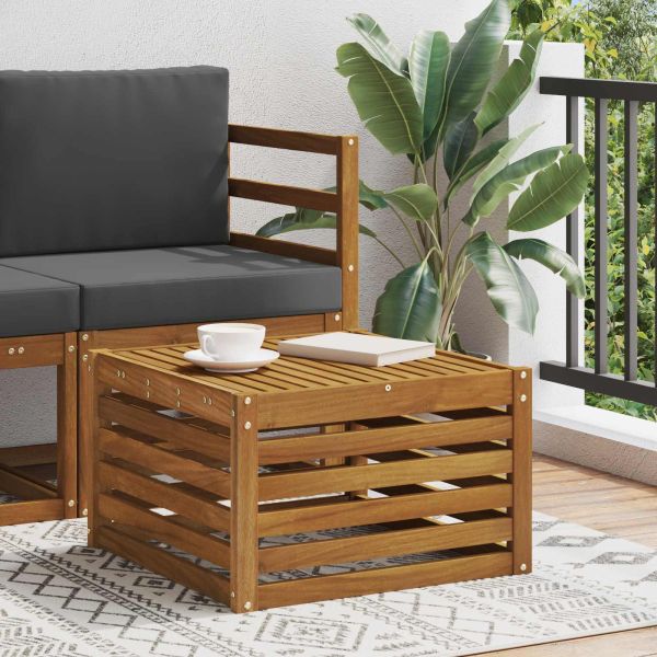 Маса за открито Солидно акациево дърво Естествен