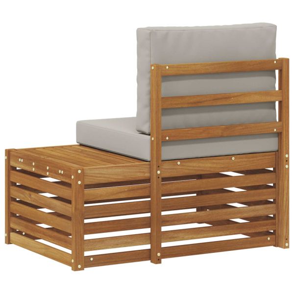 Външен край на диван с възглавница Естествен 91 x 63 x 73 см