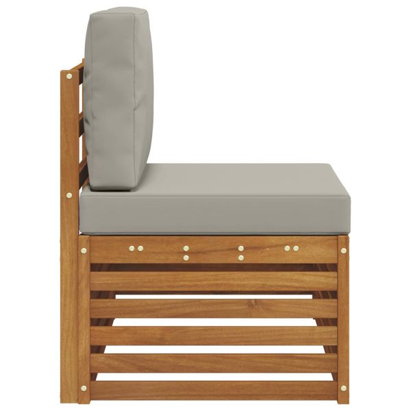 Външен край на диван с възглавница Естествен 91 x 63 x 73 см