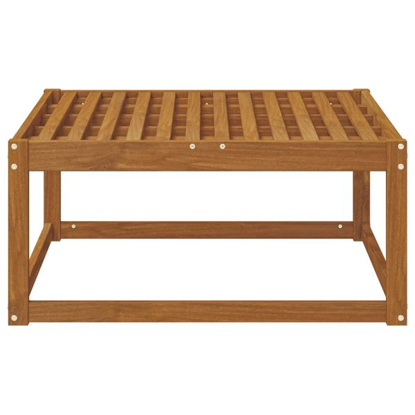 Външна табуретка Солидно акациево дърво Естествен