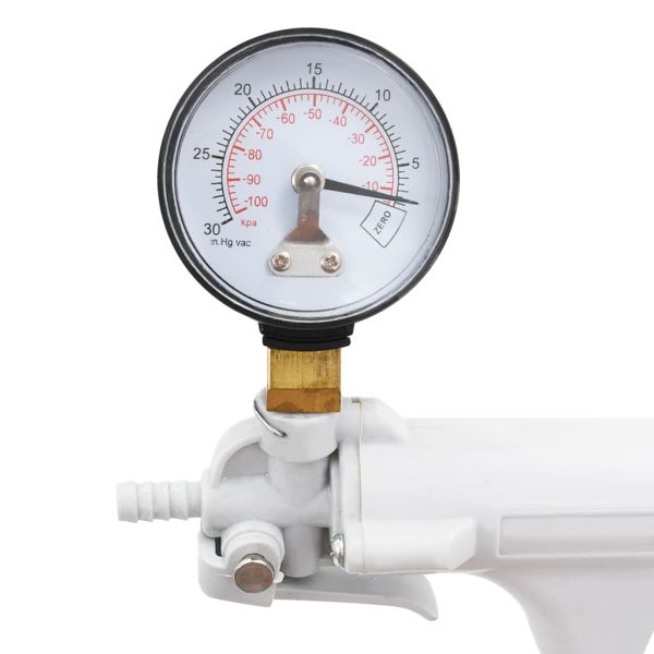 Уред за проверка на течове в спирачната система и вакуум помпа