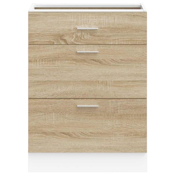 Кухненски шкаф "Lyon" от дъб сонома, инженерно дърво