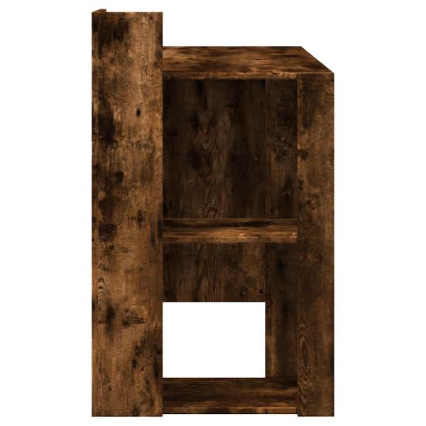 Офис бюро, опушен дъб, 103,5x56,5x94 см, инженерно дърво