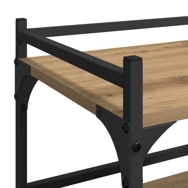 Кухненска количка Дъб 50 x 35 x 75.5 см Инженерно дърво