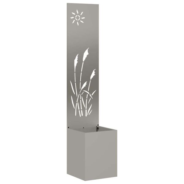 Екран за градинска неприкосновеност Ръждясало 32 x 140 см