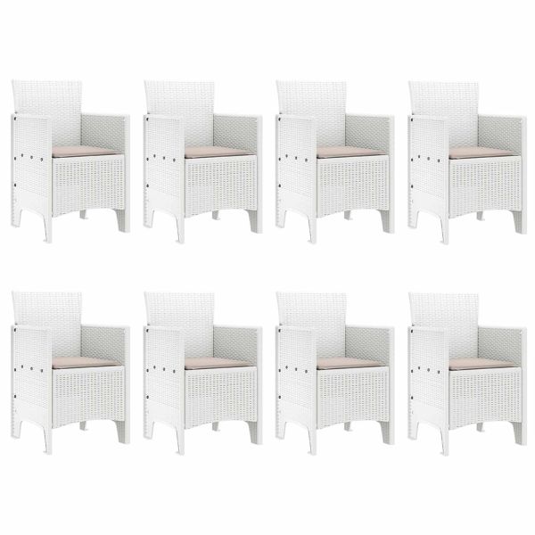 Комплект за хранене в градината 9 pcs Светлосиво Полипропилен