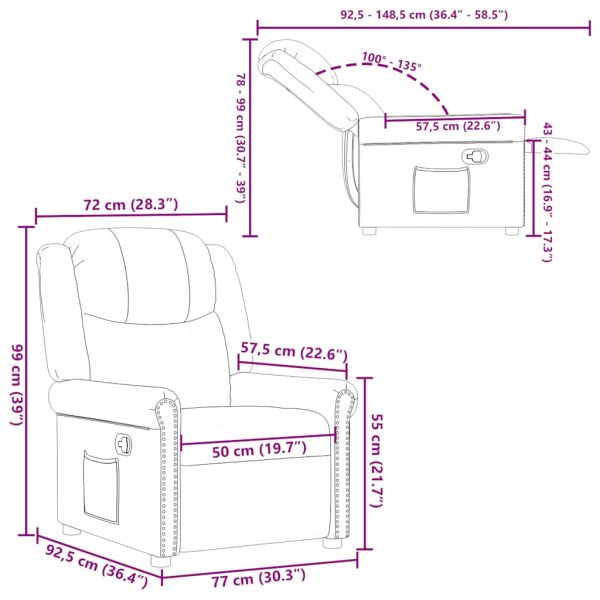 Наклоняем стол, лъскаво кафяв, изкуствена кожа