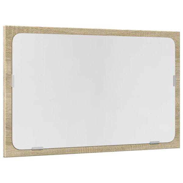 Комплект мебели за баня от 2 части, дъб сонома, инженерно дърво