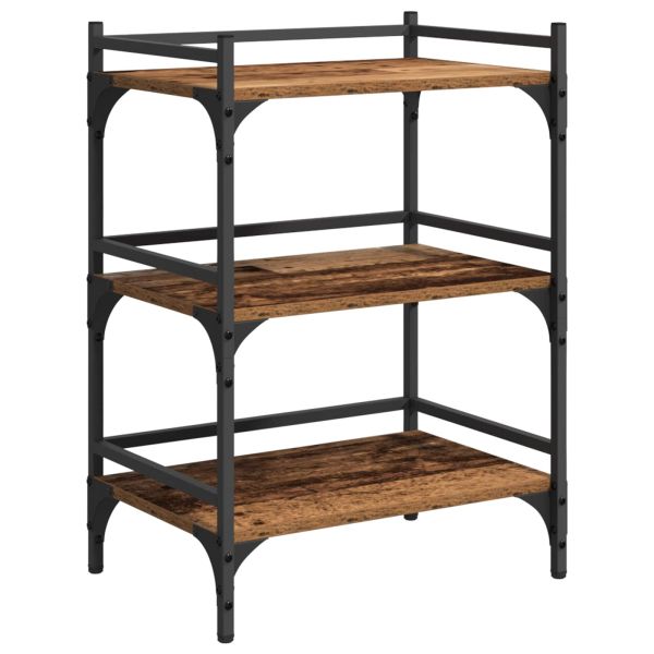 Кухненска количка Старо дърво 50 x 35 x 75.5 см Инженерно дърво