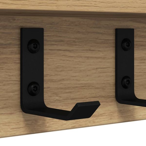 Стенен закачалка за палта Дъб 80 x 10,5 x 10,5 см