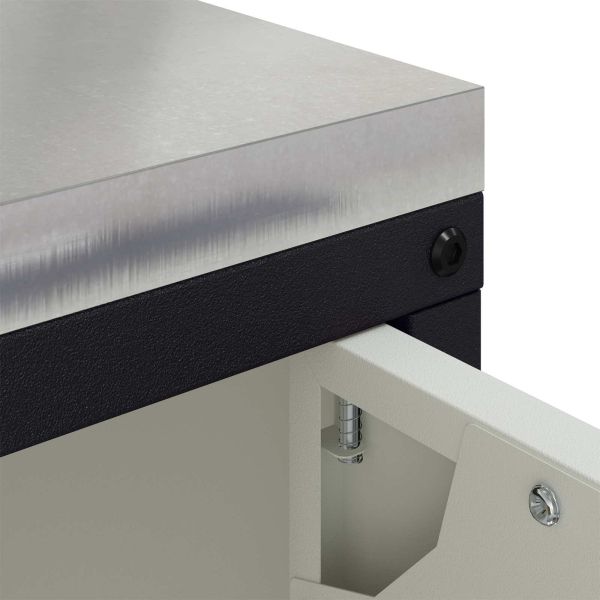 Съхранение в кухнята с рафт Бяло 60 x 50 x 92 см Стомана