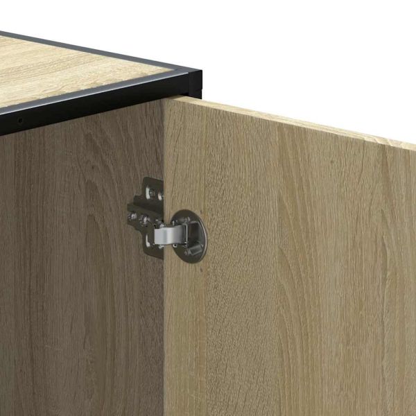 Пейка за обувки Sonoma Oak 100x40x53,5 cm Инженерна дървесина