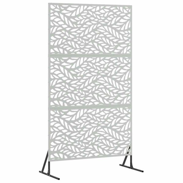 Екран за уединение Сив 100 x 50 x 180 см Стомана