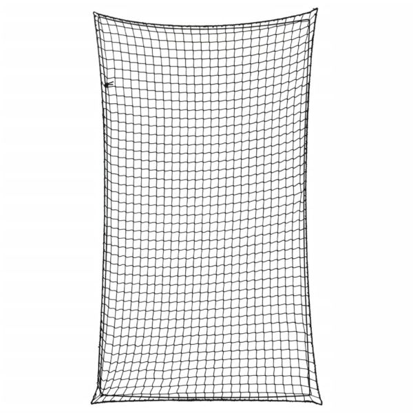 Мрежа за ремарке с еластично въже, черна, 6x3,5 м, PP