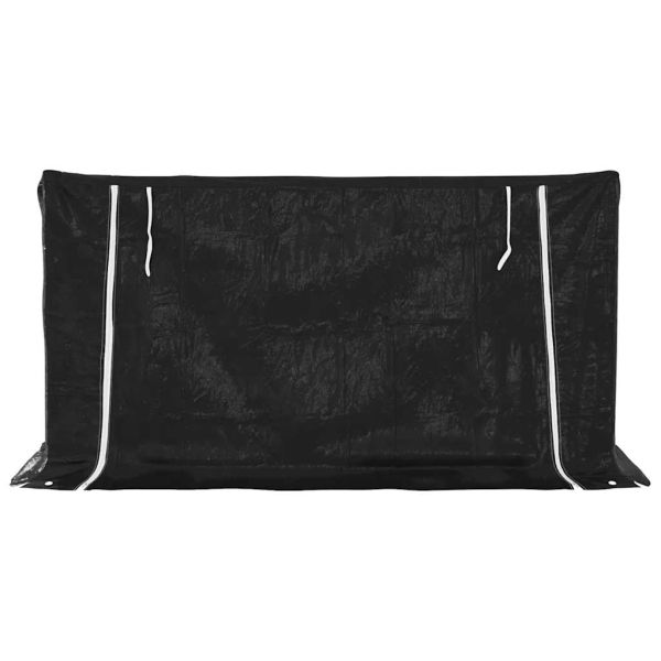 vidaxL Стойка за дърва за огрев с дъждобран, 200,5x80,5x110,5 см