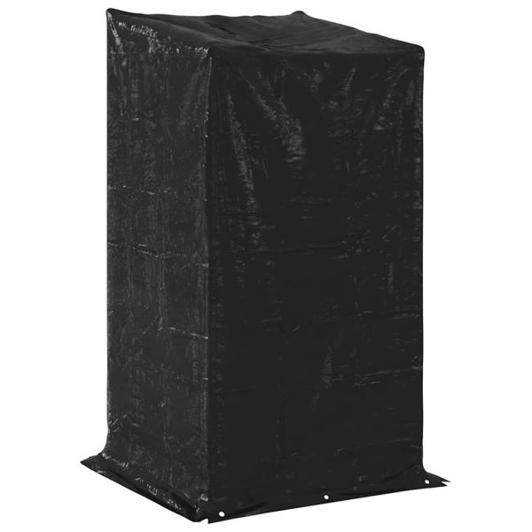 vidaxL Стойка за дърва за огрев с дъждобран, 100x100x200 см