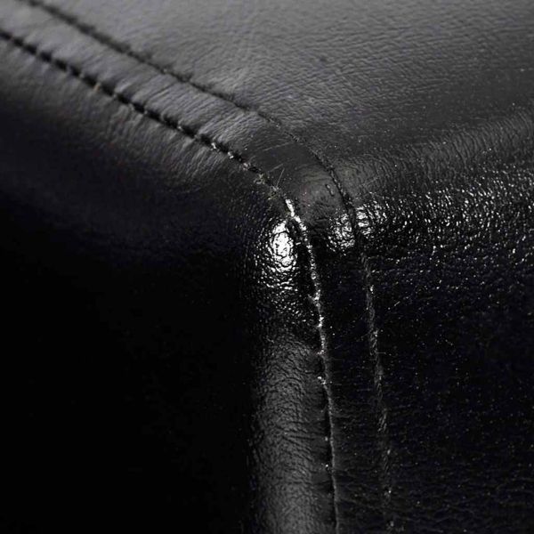 Фотьойл с кубична форма, черен, изкуствена кожа