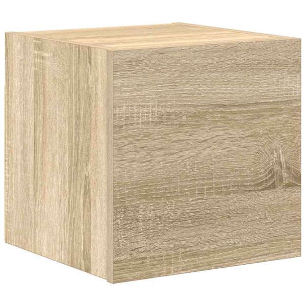 Комплект ТВ шкафове от 7 части, сонома дъб, инженерно дърво7