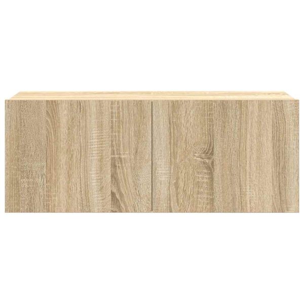 Комплект ТВ шкафове от 7 части, сонома дъб, инженерно дърво7