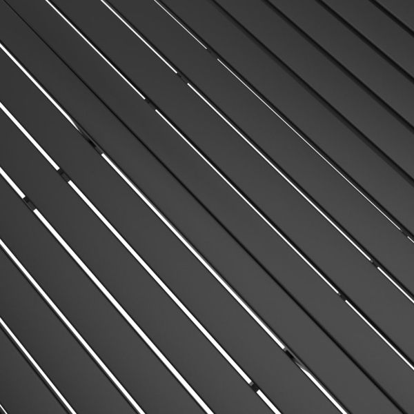 Градинска маса, антрацит, 140x80x72 см, стомана