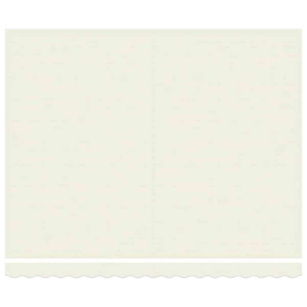 Прибираща се тента кремава 4x3 м плат и алуминий