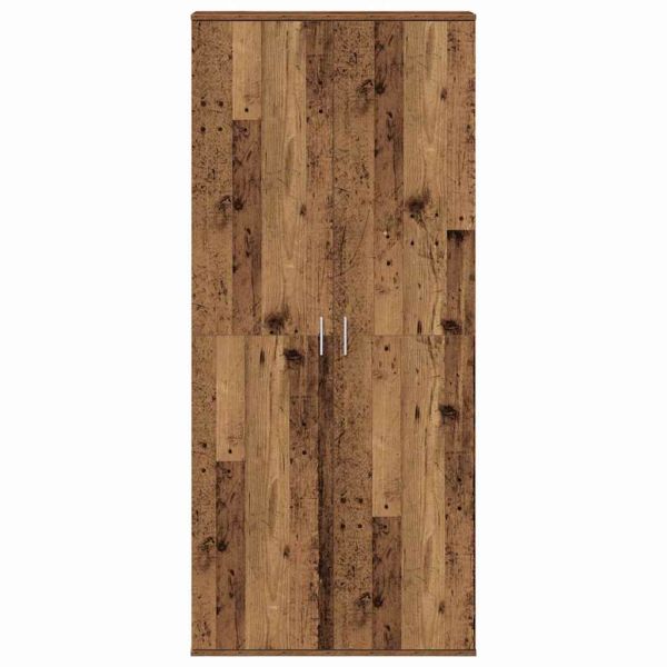 Висока масичка Старо дърво 80 x 35 x 180 см Инженерно дърво