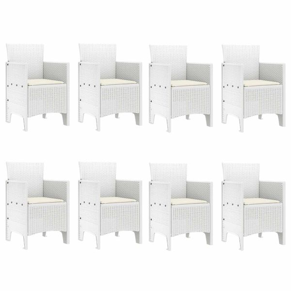 Комплект за хранене в градината 9 pcs Светлосиво Полипропилен