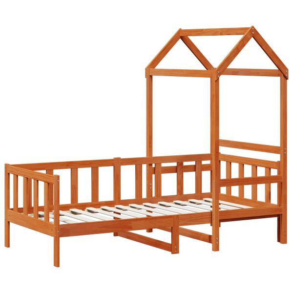 Комплект легло за деня 2 pcs Кафяво с восъчно покритие