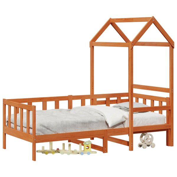 Комплект легло за деня 2 pcs Кафяво с восъчно покритие