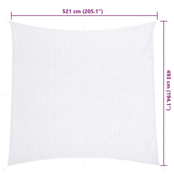 Камуфлажна мрежа с чанта за съхранение, 521x493 см, бял