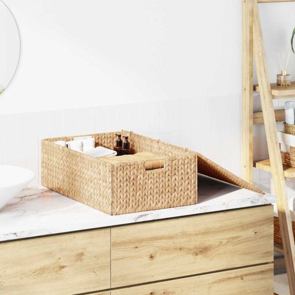 Кутия за съхранение Естествен 60 x 38 x 20 см Воден хиацинт