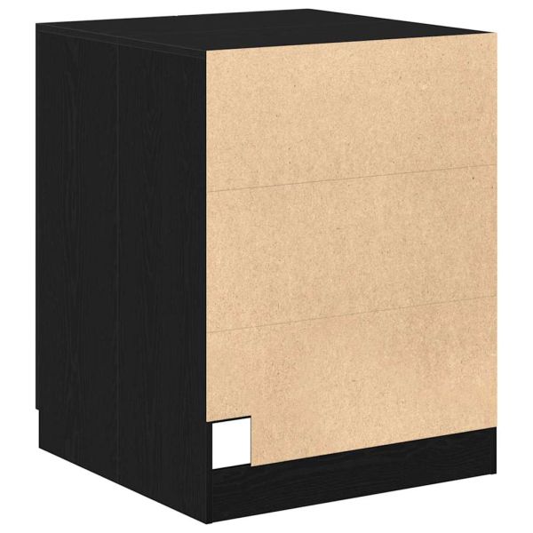 Шкаф за пералня със съхранение Черния дъб 70,5 x 71,5 x 91,5 см