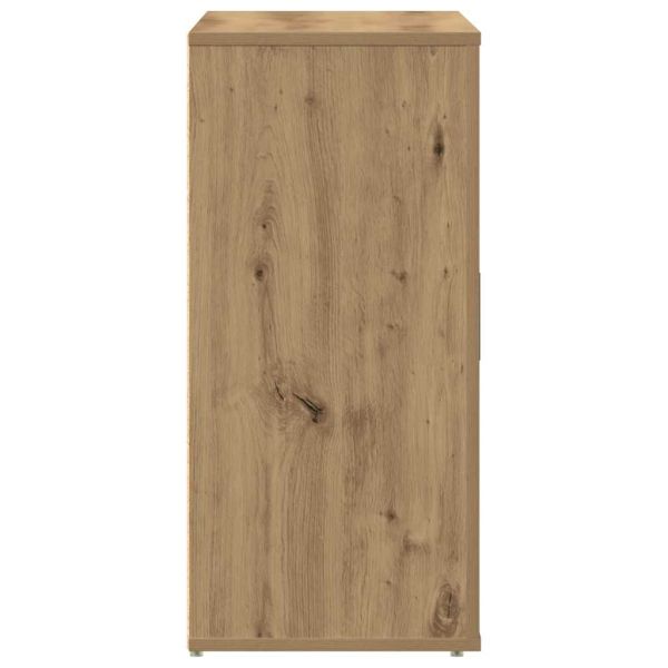 Сайдборд, дъб артизан, 80x33x70 см, инженерно дърво