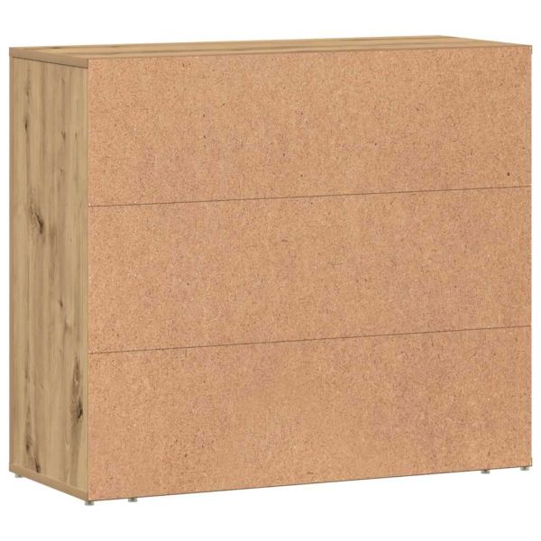 Сайдборд, дъб артизан, 80x33x70 см, инженерно дърво