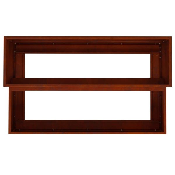 Градинска саксия Ръждясало 100 x 60 x 45 см Патинираща стомана