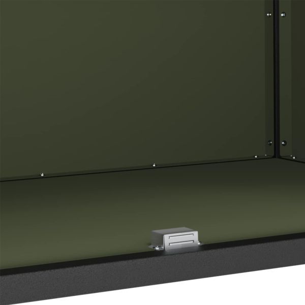 Съхранение в кухнята Маслинено зелено 60 x 50 x 92 см Стомана