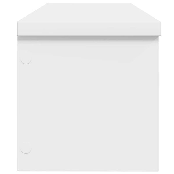 Кухненски стелаж с възможност за подреждане в бяло 60x15x16 cm