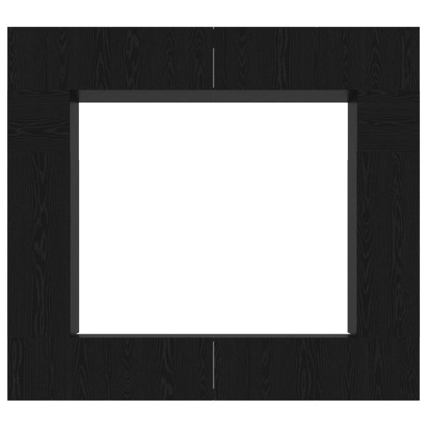 Комплект ТВ шкаф 8 pcs Черния дъб Инженерно дърво