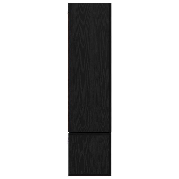 Комплект ТВ шкаф 7 pcs Черния дъб Инженерно дърво