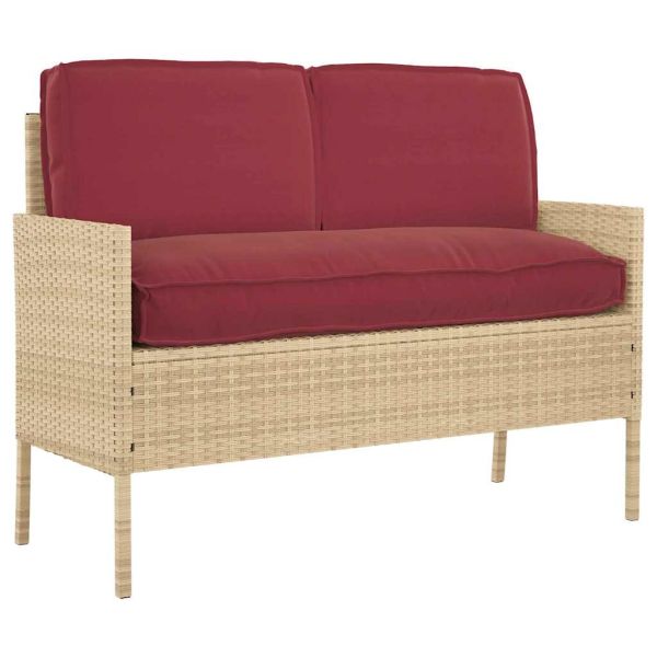 Комплект възглавници 3 pcs Виненочервен Оксфордска тъкан