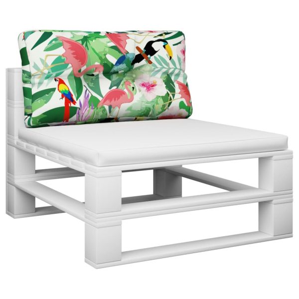 Палетна възглавница, многоцветна, 70x40x12 см, текстил