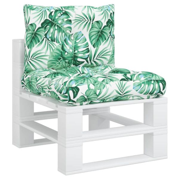 Палетни възглавници, 2 бр, на листа, текстил