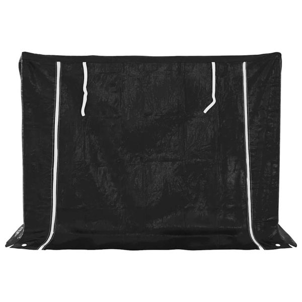 vidaxL Стойка за дърва за огрев с дъждобран, 151x80,5x110,5 см