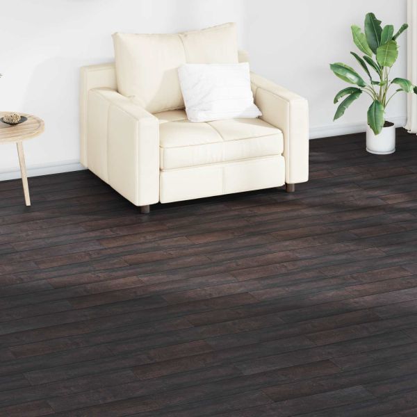 Дъски за под 36 pcs Тъмен кафяв 5,02 m² ПВЦ