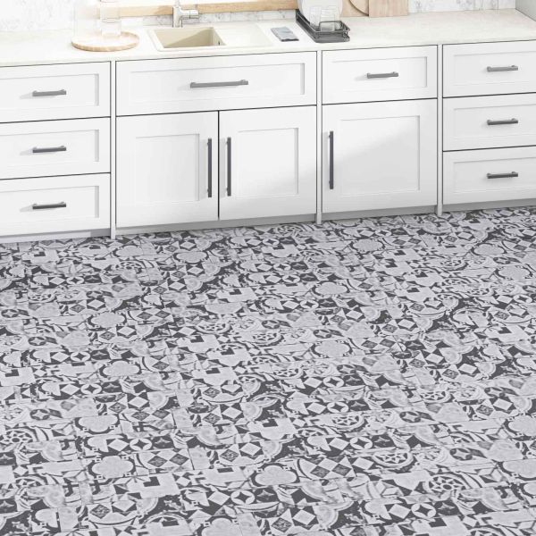 Дъски за под 36 pcs Сив 5,02 m² ПВЦ