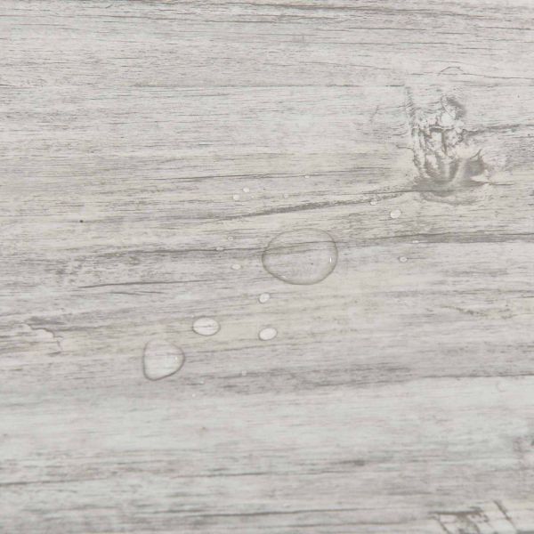 Дъски за под 5,11 м² 55 pcs ПВЦ Сив и Дърво