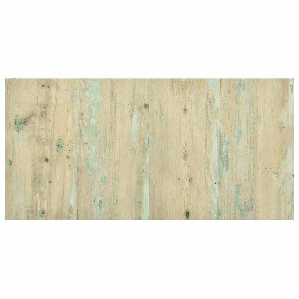 Дъски за под 5,11 м² 55 pcs ПВЦ Бял и светъл кафяв