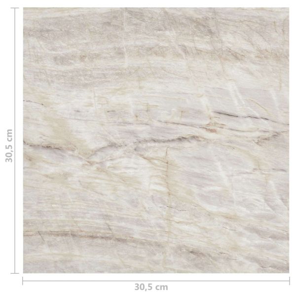 Дъски за под 5,11 м² 55 pcs ПВЦ Кафяв и бежов